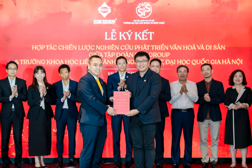 Đại học Quốc gia H&agrave; Nội đồng h&agrave;nh c&ugrave;ng Tập đo&agrave;n Sun Group trong nghi&ecirc;n cứu ph&aacute;t triển văn h&oacute;a v&agrave; di sản Việt Nam- Ảnh 1.