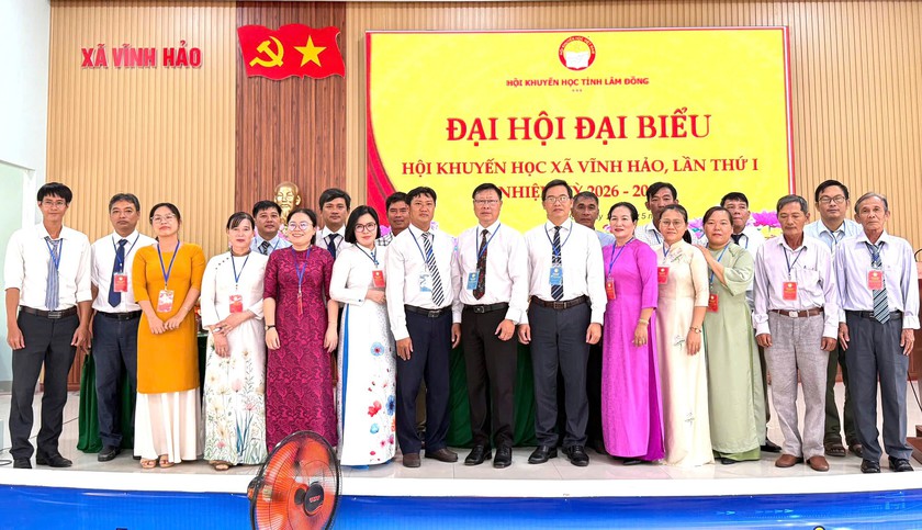X&atilde; Vĩnh Hảo (L&acirc;m Đồng) tổ chức Đại hội đại biểu Hội Khuyến học x&atilde; lần thứ I, nhiệm kỳ 2026-2031 - Ảnh 3.