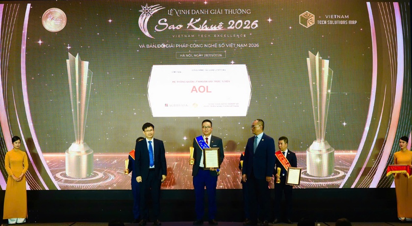 Agribank được vinh danh 02 giải thưởng Sao Khu&ecirc; 2026 với hai giải ph&aacute;p c&ocirc;ng nghệ số ti&ecirc;u biểu- Ảnh 2.