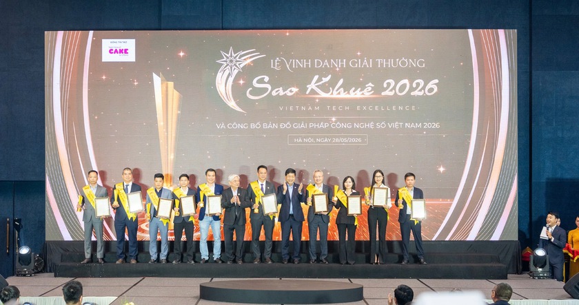 MISA eShop vinh dự đạt giải thưởng Sao Khu&ecirc; v&agrave; ghi danh Bản đồ Giải ph&aacute;p C&ocirc;ng nghệ số Việt Nam 2026- Ảnh 1.
