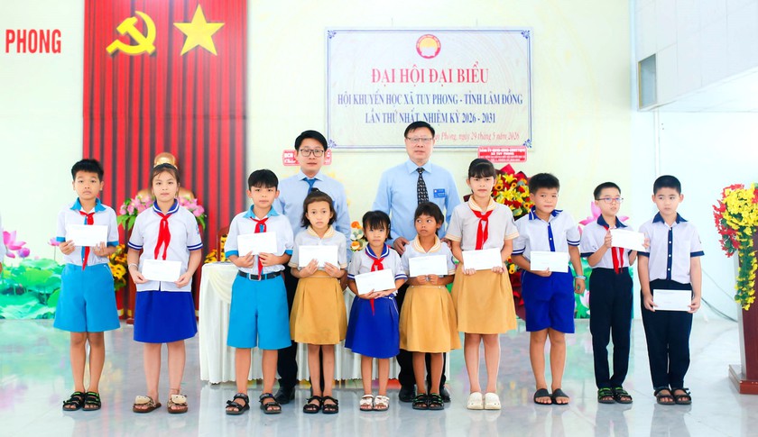 Hội Khuyến học xã Tuy Phong (Lâm Đồng) đẩy mạnh khuyến học, khuyến tài trong giai đoạn mới - Ảnh 3.