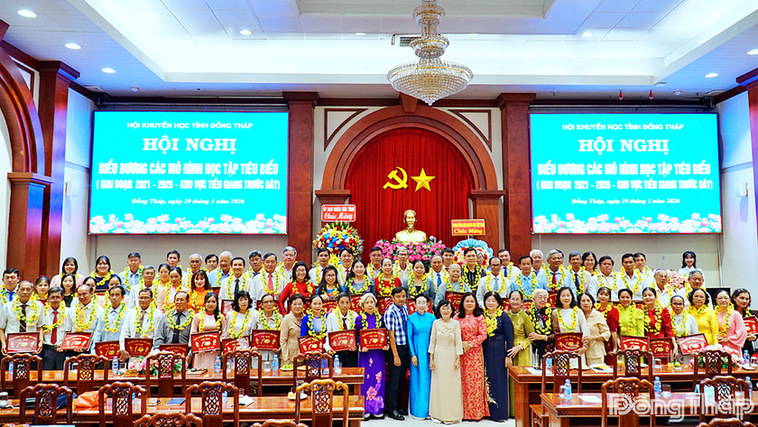 Đồng Th&aacute;p biểu dương 70 m&ocirc; h&igrave;nh học tập ti&ecirc;u biểu giai đoạn 2021-2026 - Ảnh 1.