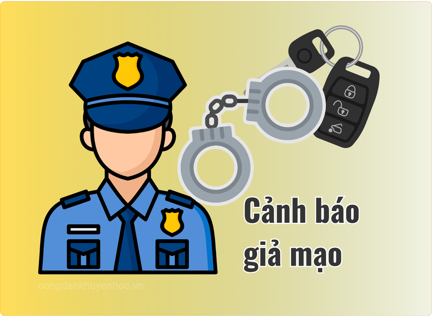 Cảnh báo thủ đoạn giả danh Cảnh sát chặn xe, kiểm tra giấy tờ - Ảnh 1.