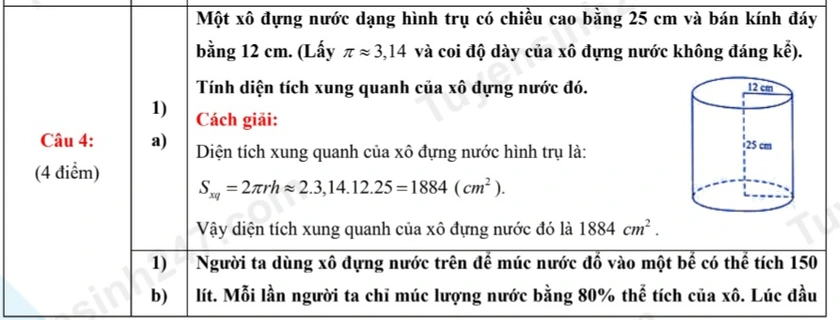Gợi ý đáp án môn Toán thi vào lớp 10 Hà Nội năm 2026 - Ảnh 8.