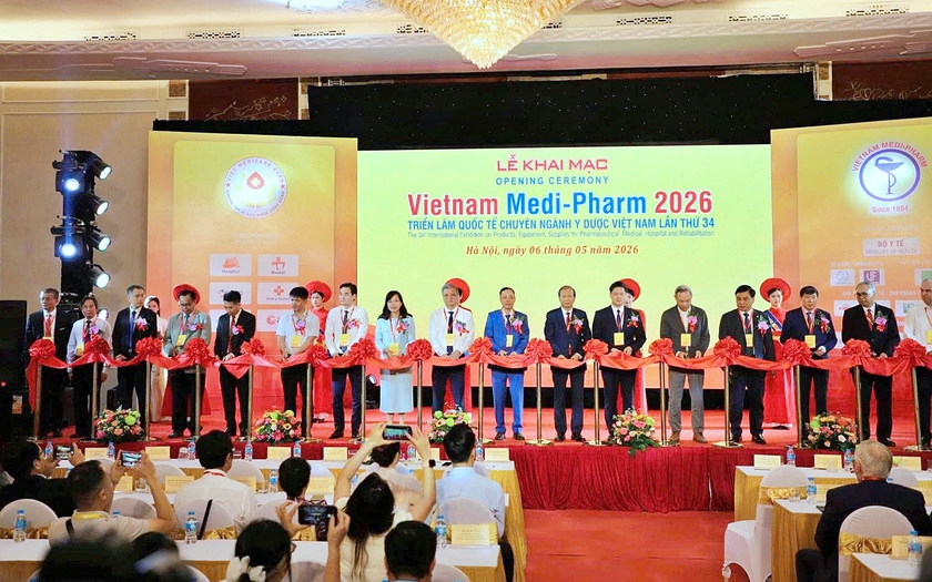 Khai mạc Triển lãm VIETNAM MEDI-PHARM – VIETMEDICARE EXPO 2026 lần thứ 34 tại Hà Nội