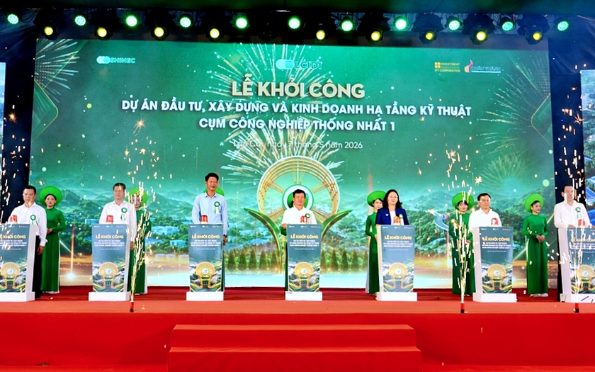 L&agrave;o Cai khởi c&ocirc;ng cụm c&ocirc;ng nghiệp xanh gần bi&ecirc;n giới Việt - Trung - Ảnh 1.