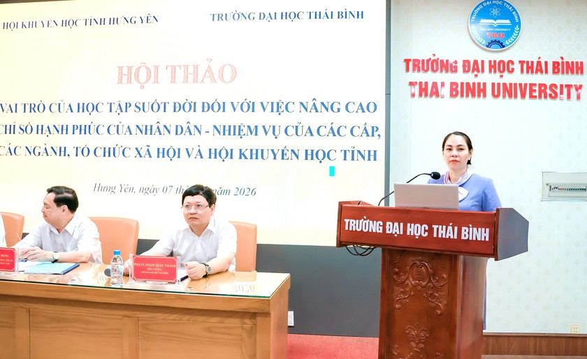 Hội Khuyến học tỉnh Hưng Y&ecirc;n th&uacute;c đẩy học tập suốt đời để n&acirc;ng cao chỉ số hạnh ph&uacute;c cho nh&acirc;n d&acirc;n - Ảnh 7.