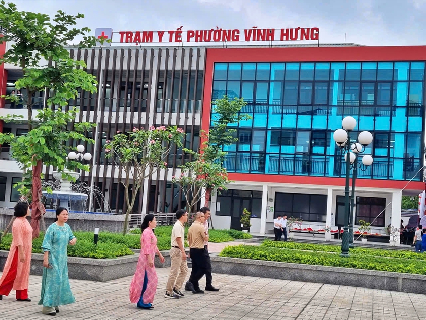 Bệnh viện Đại học Y H&agrave; Nội khai trương Ph&ograve;ng kh&aacute;m Đa khoa cơ sở Vĩnh Hưng - Ảnh 4.