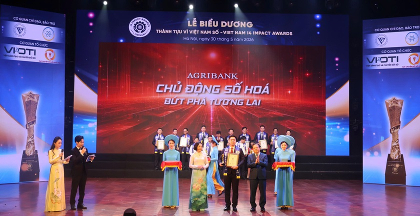 Agribank được vinh danh th&agrave;nh tựu t&aacute;c động v&igrave; Việt Nam số 2026 - Ảnh 1.