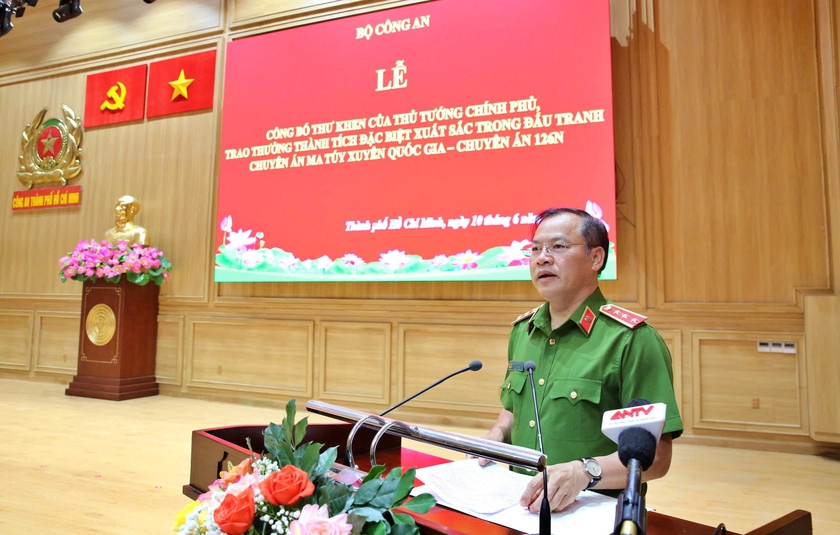 Trao thưởng th&agrave;nh t&iacute;ch xuất sắc triệt ph&aacute; đường d&acirc;y ma t&uacute;y xuy&ecirc;n quốc gia - Ảnh 2.
