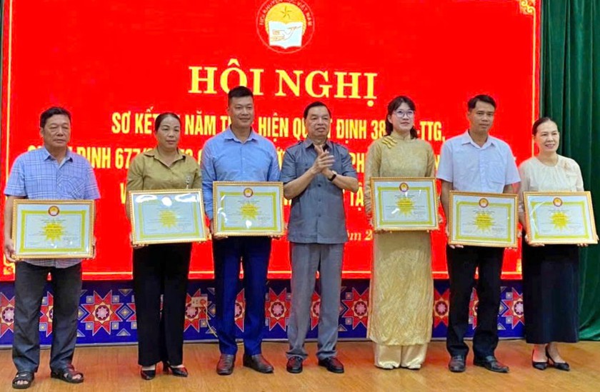 Hội Khuyến học tỉnh Cao Bằng sơ kết 5 năm phong tr&agrave;o học tập suốt đời, x&acirc;y dựng m&ocirc; h&igrave;nh c&ocirc;ng d&acirc;n học tập  - Ảnh 1.