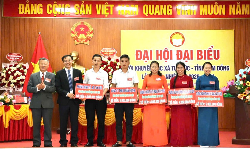 54 x&atilde;, phường của tỉnh L&acirc;m Đồng ho&agrave;n th&agrave;nh đại hội khuyến học nhiệm kỳ 2026-2031 - Ảnh 5.