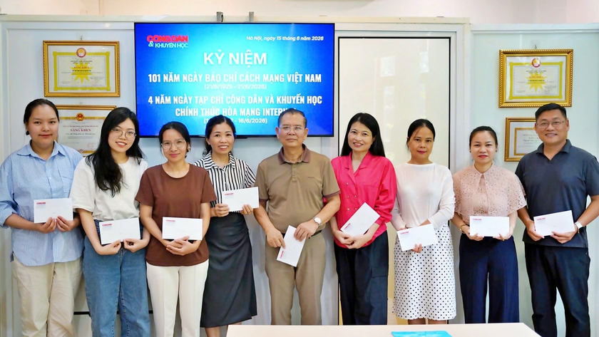 Tạp ch&iacute; C&ocirc;ng d&acirc;n v&agrave; Khuyến học tr&ograve;n 4 năm ho&agrave; mạng Internet, vững niềm tin v&agrave;o kỷ nguy&ecirc;n b&aacute;o ch&iacute; hiện đại  - Ảnh 1.