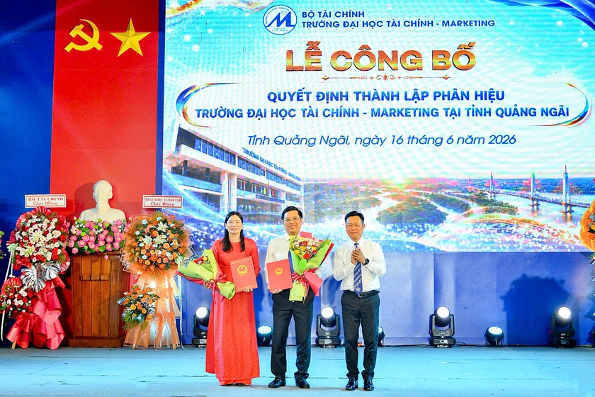 Chính thức thành lập Phân hiệu Trường Đại học Tài chính - Marketing Quảng Ngãi - Ảnh 4.