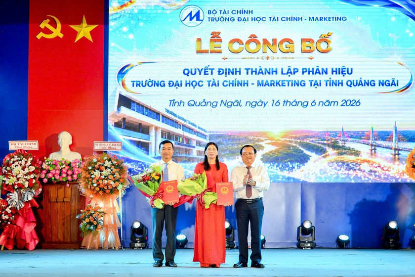 Chính thức thành lập Phân hiệu Trường Đại học Tài chính - Marketing Quảng Ngãi - Ảnh 5.