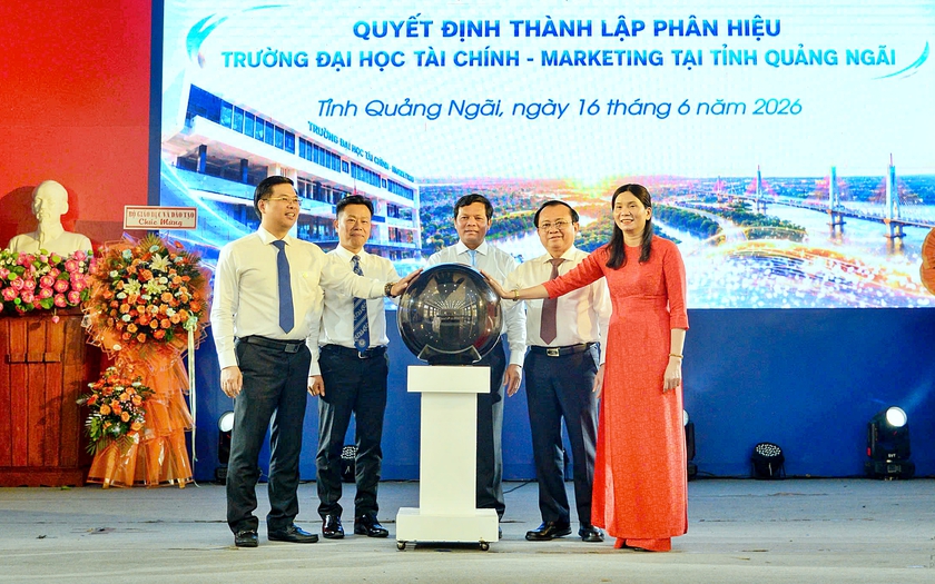 Ch&iacute;nh thức th&agrave;nh lập Ph&acirc;n hiệu Trường Đại học T&agrave;i ch&iacute;nh - Marketing Quảng Ng&atilde;i - Ảnh 1.