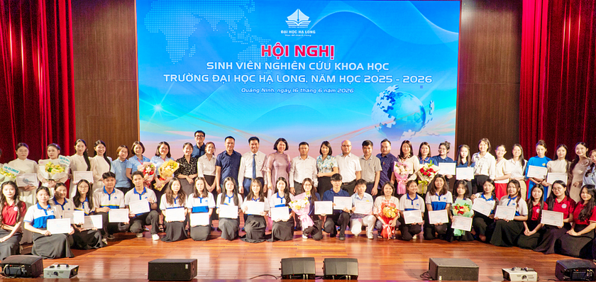 Nhiều đề tài xuất sắc tại Hội nghị nghiên cứu khoa học sinh viên Quảng Ninh - Ảnh 3.