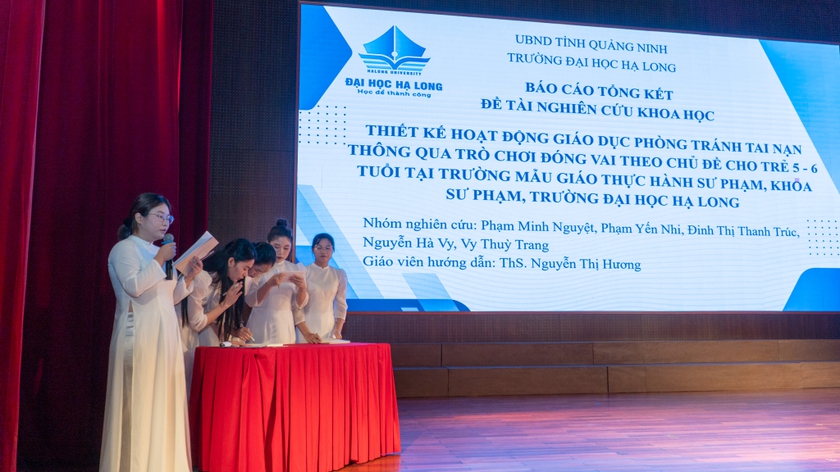 Nhiều đề tài xuất sắc tại Hội nghị nghiên cứu khoa học sinh viên Quảng Ninh - Ảnh 1.