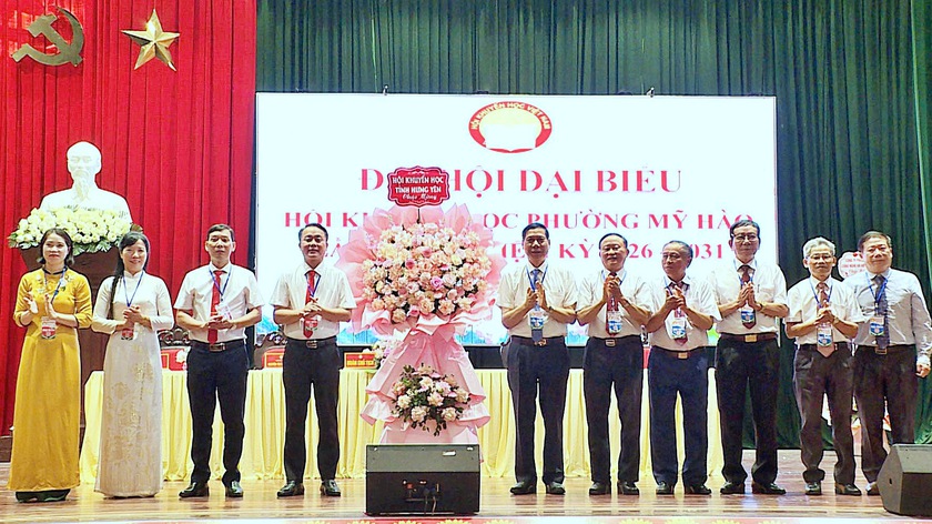 Đại hội Hội Khuyến học Mỹ H&agrave;o (Hưng Y&ecirc;n) - Ảnh 1.