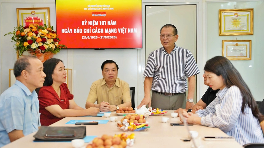 Trung ương Hội Khuyến học Việt Nam ch&uacute;c mừng Tạp ch&iacute; C&ocirc;ng d&acirc;n v&agrave; Khuyến học nh&acirc;n Ng&agrave;y B&aacute;o ch&iacute; C&aacute;ch mạng Việt Nam - Ảnh 4.