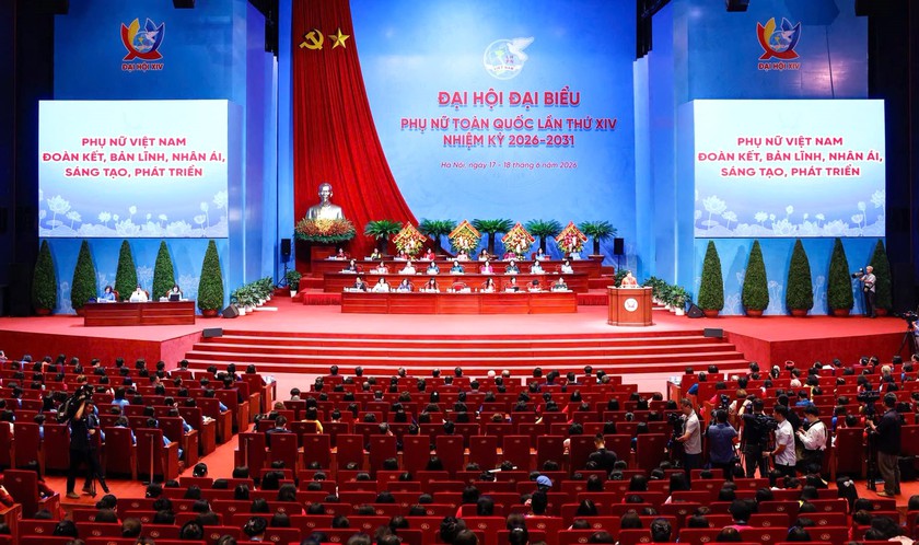 Khai mạc phiên trọng thể Đại hội đại biểu Phụ nữ toàn quốc lần thứ XIV, nhiệm kỳ 2026-2031 - Ảnh 1.