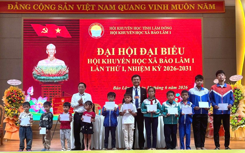 Đại hội Đại biểu Hội Khuyến học x&atilde; Bảo L&acirc;m 1 lần thứ I, nhiệm kỳ 2026-2031 - Ảnh 4.