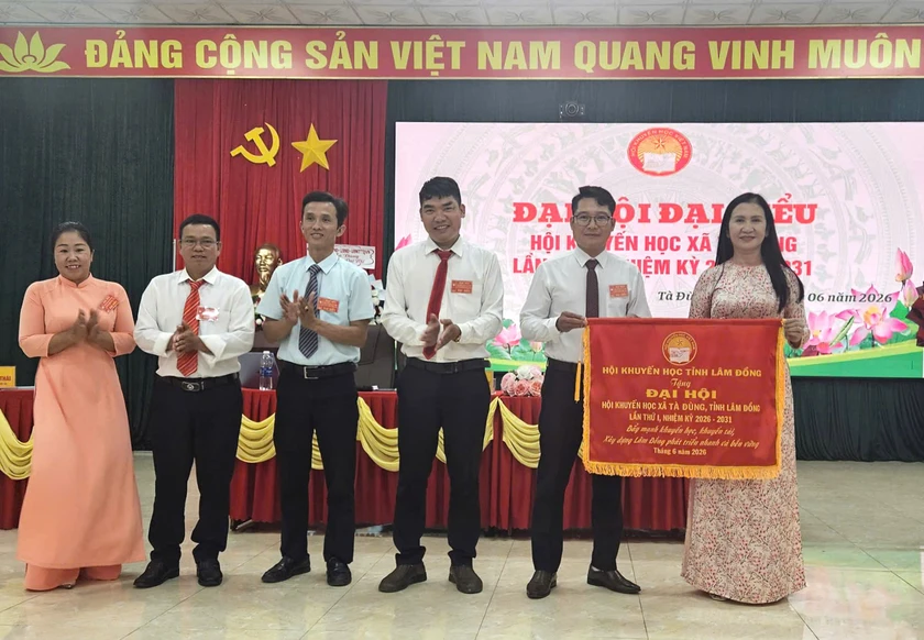 Đại hội đại biểu Hội Khuyến học x&atilde; T&agrave; Đ&ugrave;ng (L&acirc;m Đồng) lần thứ I, nhiệm kỳ 2026-2031 - Ảnh 1.