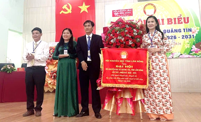 Hội Khuyến học x&atilde; Quảng T&iacute;n (L&acirc;m Đồng) đổi mới, s&aacute;ng tạo, đẩy mạnh x&acirc;y dựng x&atilde; hội học tập - Ảnh 1.
