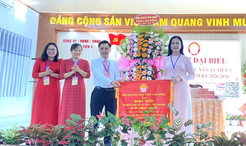 Đại hội đại biểu Hội Khuyến học xã Cát Tiên 3 (Lâm Đồng) lần thứ I, nhiệm kỳ 2026-2031 - Ảnh 1.