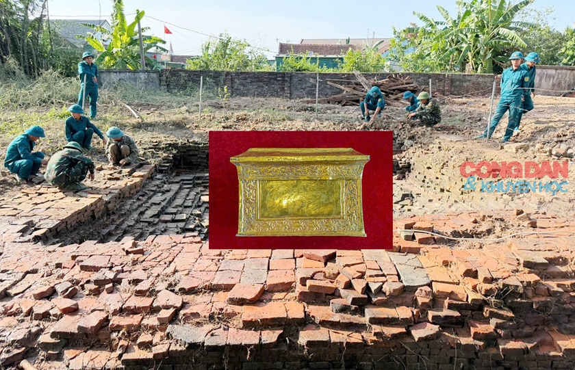 Cặp x&aacute; lị ở Nhạn Th&aacute;p ch&ocirc;n trong hộp v&agrave;ng r&ograve;ng b&ecirc;n bờ s&ocirc;ng Lam l&agrave; vi&ecirc;n ngọc qu&yacute;  - Ảnh 9.