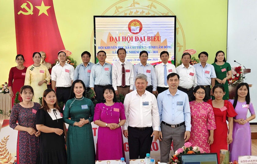 Đại hội đại biểu Hội Khuyến học x&atilde; C&aacute;t Ti&ecirc;n 2 (L&acirc;m Đồng) lần thứ I, nhiệm kỳ 2026-2031 - Ảnh 2.