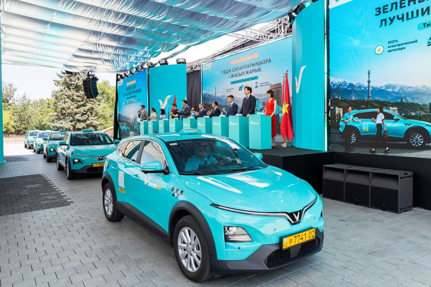Green SM ch&iacute;nh thức ra mắt dịch vụ gọi xe thuần điện tại Kazakhstan- Ảnh 1.