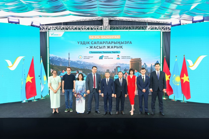 Green SM ch&iacute;nh thức ra mắt dịch vụ gọi xe thuần điện tại Kazakhstan- Ảnh 5.