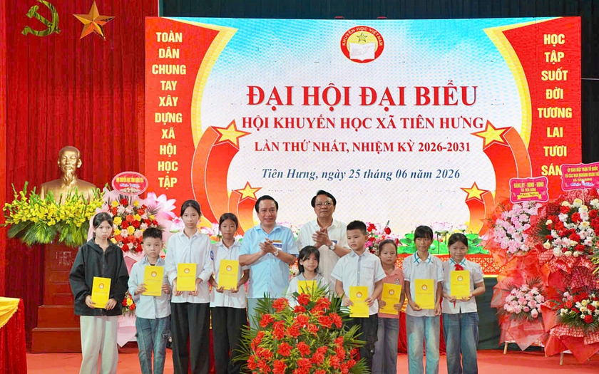 Hội Khuyến học x&atilde; Ti&ecirc;n Hưng (Hưng Y&ecirc;n) khơi dậy truyền thống hiếu học, kiến tạo x&atilde; hội học tập trong giai đoạn mới - Ảnh 3.