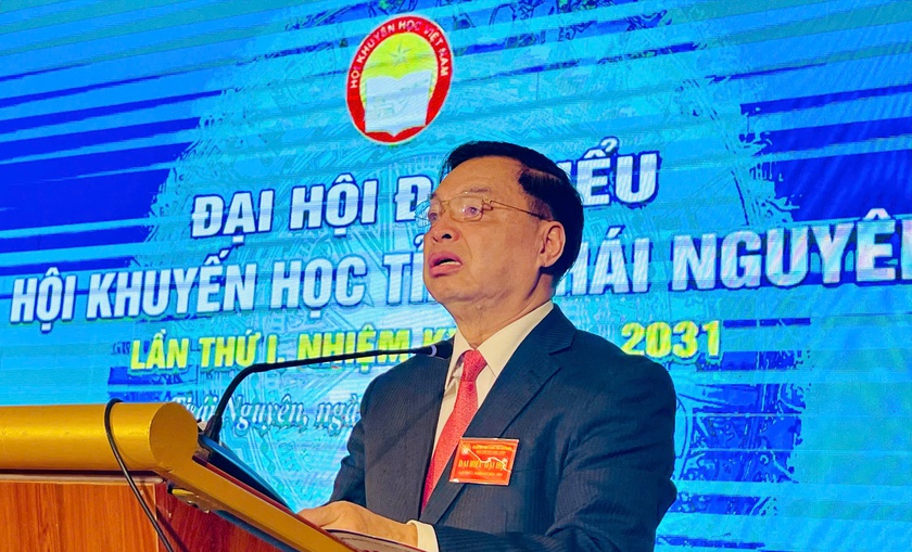 Đại hội Hội Khuyến học tỉnh Th&aacute;i Nguy&ecirc;n lần thứ I: Đổi mới hoạt động khuyến học trong kỷ nguy&ecirc;n số - Ảnh 5.