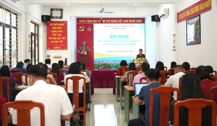 Hội Khuyến học tỉnh Lạng Sơn kiện to&agrave;n bộ m&aacute;y, hướng tới Đại hội nhiệm kỳ 2026-2031 - Ảnh 2.