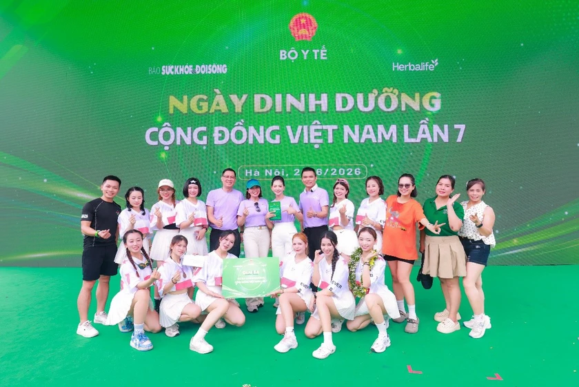H&agrave;ng ngh&igrave;n người tham gia Ng&agrave;y Dinh Dưỡng Cộng Đồng Việt Nam lần 7 tại H&agrave; Nội - Ảnh 1.
