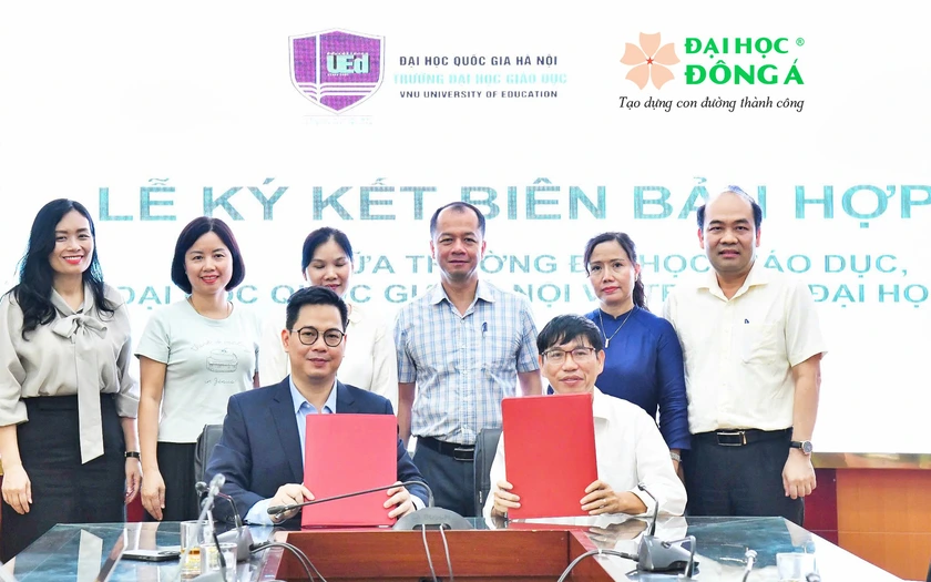 Trường Đại học Đ&ocirc;ng &Aacute; v&agrave; Trường Đại học Gi&aacute;o dục hợp t&aacute;c to&agrave;n diện trong đ&agrave;o tạo, nghi&ecirc;n cứu  - Ảnh 1.