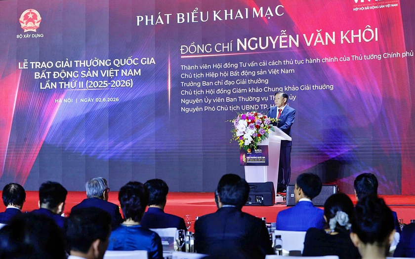 Trao Giải thưởng Quốc gia Bất động sản Việt Nam lần thứ II năm 2026 - Ảnh 2.