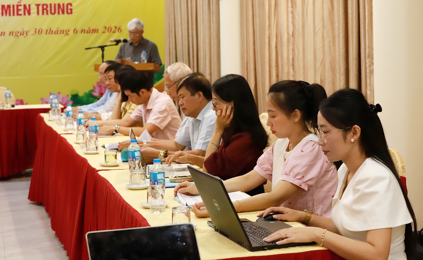Giao ban c&ocirc;ng t&aacute;c khuyến học, khuyến t&agrave;i 5 tỉnh Bắc miền Trung - Ảnh 6.