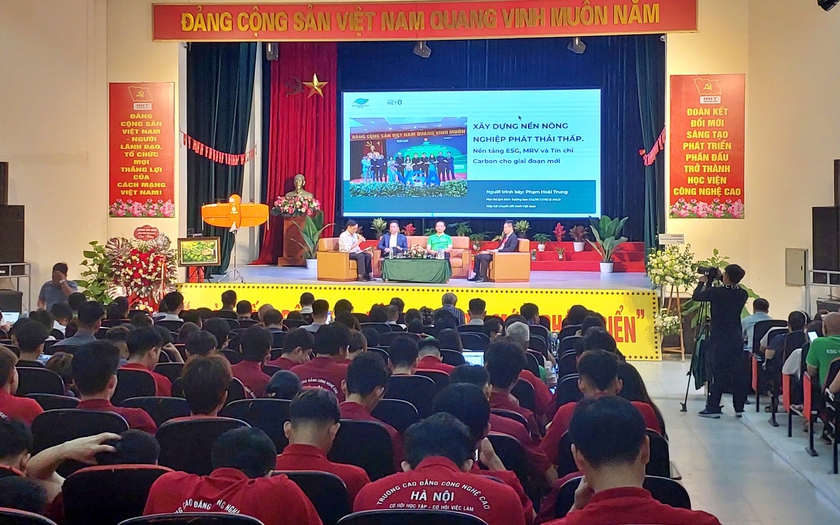 Trường Cao đẳng c&ocirc;ng nghệ cao H&agrave; Nội triển khai N&ocirc;ng nghiệp xanh - ESG - MRV - Net Zero v&agrave; AI trong n&ocirc;ng nghiệp - Ảnh 1.