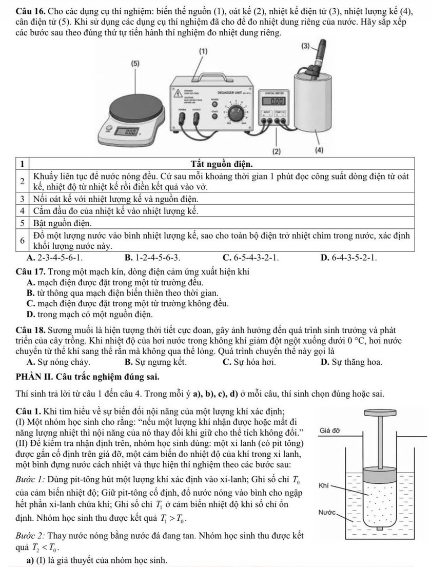  Đề thi thử tốt nghiệp trung học phổ th&ocirc;ng m&ocirc;n To&aacute;n của Hưng Y&ecirc;n - Ảnh 3.