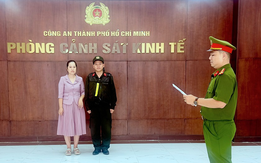 Khởi tố vụ án xâm phạm quyền tác giả, khởi tố bị can Hoàng Thị Bích Ngọc - vải áo dài Đất lành - Ảnh 1.