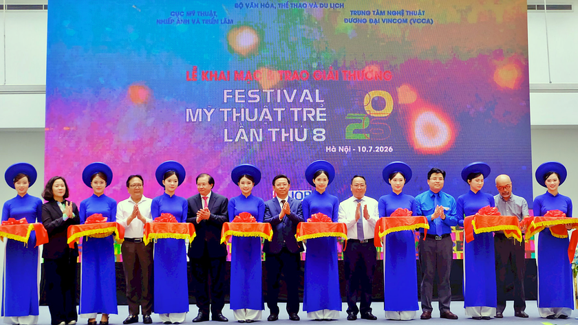 Trao giải v&agrave; Khai mạc Festival Mỹ thuật trẻ lần thứ 8 năm 2026 - Ảnh 1.