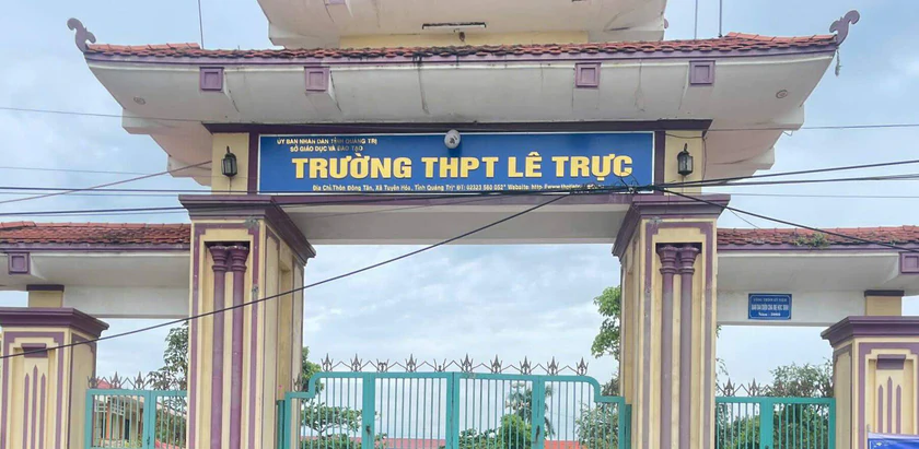 Quảng Trị x&aacute;c minh phản &aacute;nh ti&ecirc;u cực thi tốt nghiệp tại điểm thi Trường Trung học phổ th&ocirc;ng L&ecirc; Trực - Ảnh 1.