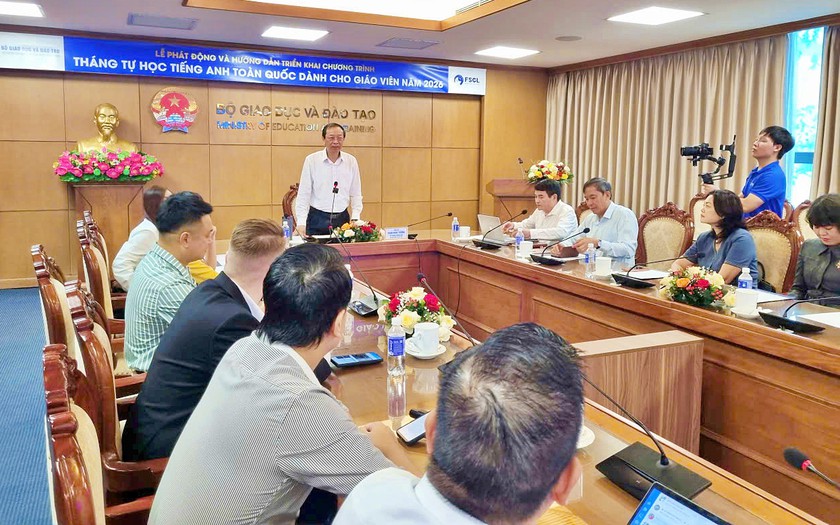 Bộ Giáo dục và đào tạo phát động Tháng tự học tiếng Anh dành cho giáo viên - Ảnh 1.