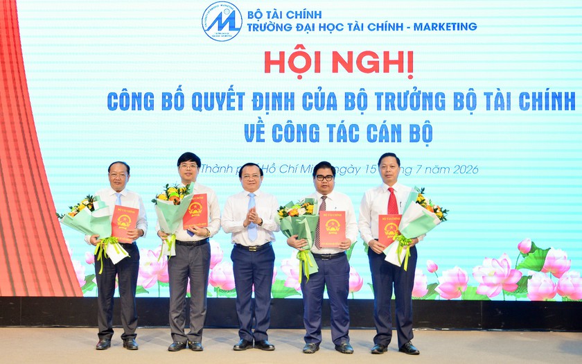 Trường Đại học Tài chính - Marketing kiện toàn Ban Giám hiệu, tạo nền tảng cho giai đoạn phát triển mới - Ảnh 1.
