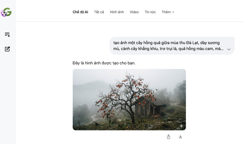 Chỉ cần g&otilde; v&agrave;i d&ograve;ng tr&ecirc;n Google, AI sẽ tự tạo h&igrave;nh ảnh miễn ph&iacute; - Ảnh 1.