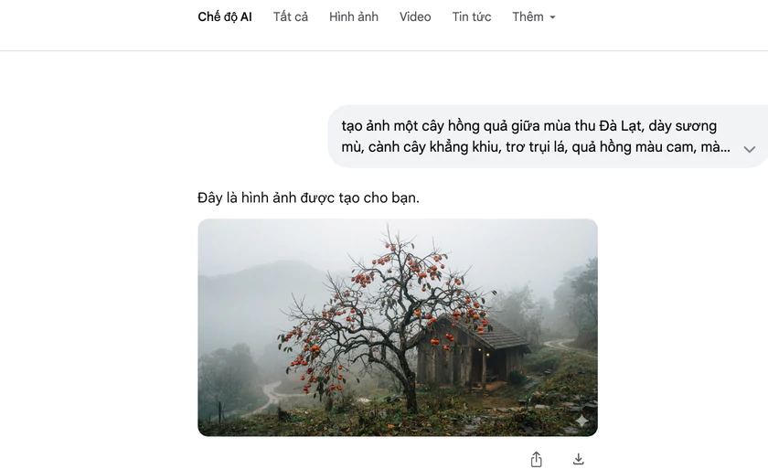 Chỉ cần g&otilde; v&agrave;i d&ograve;ng tr&ecirc;n Google, AI sẽ tự tạo h&igrave;nh ảnh miễn ph&iacute; - Ảnh 1.