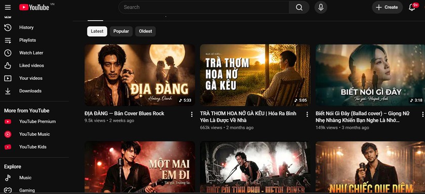 Cách nghe nhạc trên Youtube có thể lược bớt được nhạc AI - Ảnh 1.